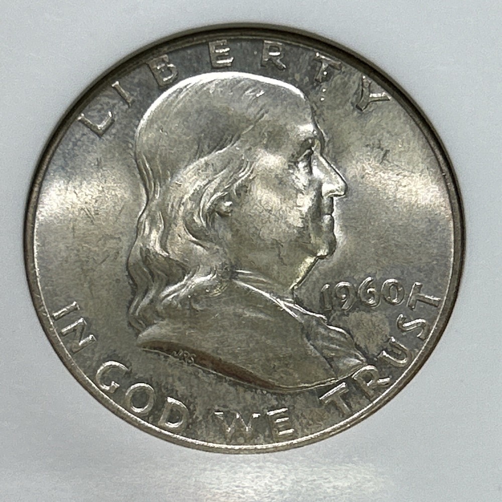 1960 Silver Franklin Half Dollar NGC MS64 Uncirculated