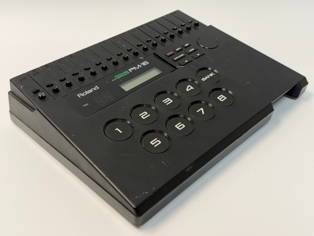 Roland PM‑16 Pad‑MIDI Interface Unit – Vintage Drum Trigger Module