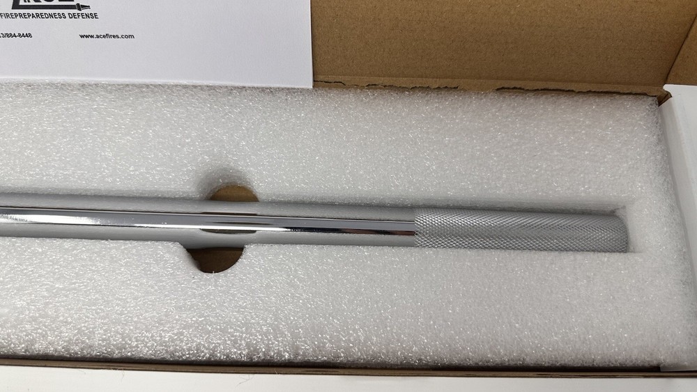 Chrome Fire Hydrant Wrench BMF 20" Handle extra heavy 4.2 lbs.