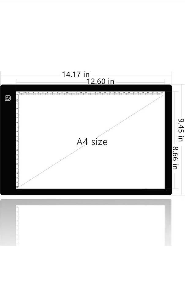 A4 Ultra-Thin Portable LED tracing Light Box Dimmable Brightness LED Acrylic