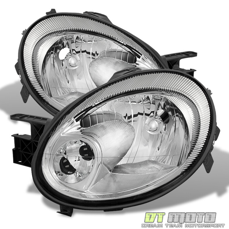 2003 2004 2005 Dodge Neon Headlights Headlamps Replacement Left+Right 03 04 05