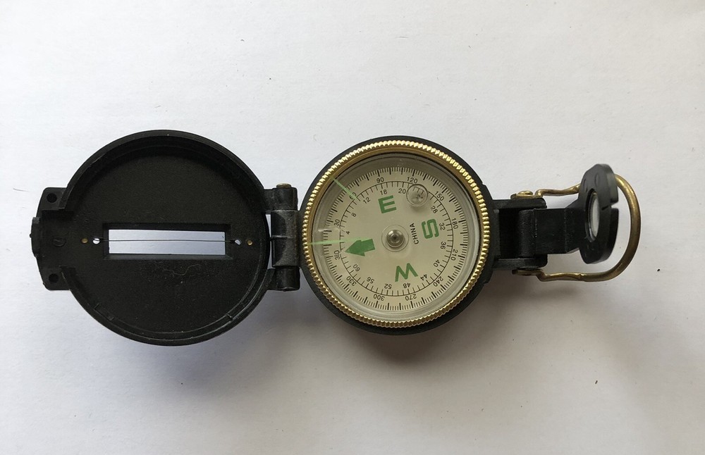 Vintage Engineer Directional Compass, Made in China