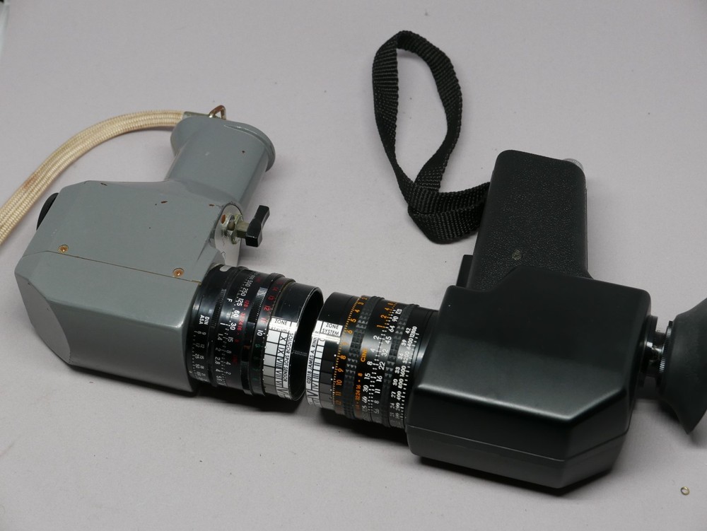 Soligor Spot Sensor I II Elicar Spot Meter Zone System Scale VI Analog/Dig Label