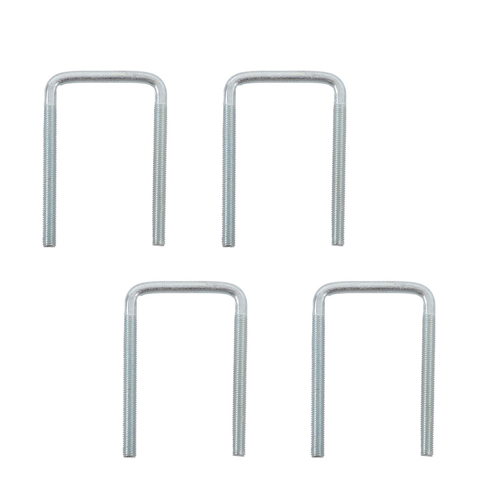 New 4 PCS 8" Galvanized Swivel Top Bunk Bracket Kit w/Hardware 2"x3"