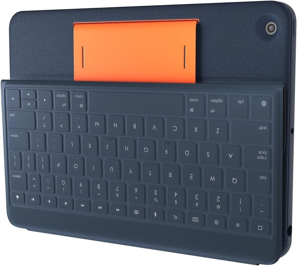 Logitech Rugged Folio Keyboard Case for Apple iPad 7th/8th/9th Gen. Classic Blue