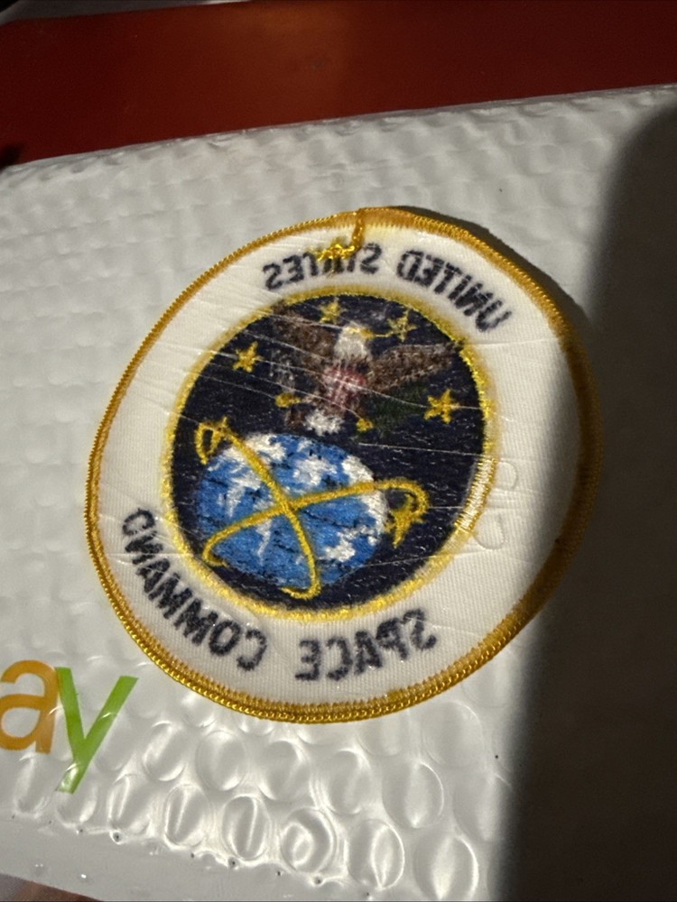 United States US Space Command NASA 4" Iron On Patch