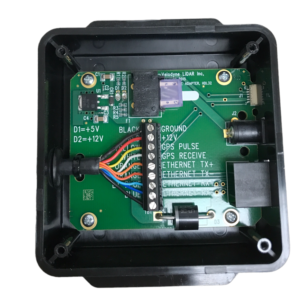 Velodyne LiDAR Interface Box (cut cable)