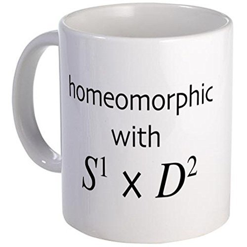 11oz mug Topology - Printed Ceramic Coffee Tea Cup Gift