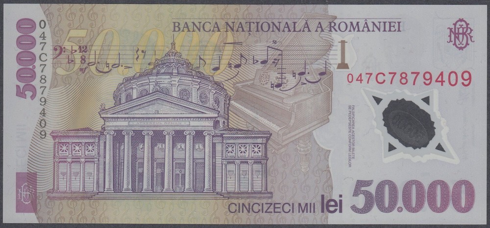 Romania 50.000 Lei UNC 2004
