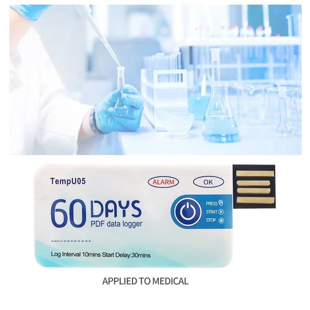 Temperature Analyzer TempU05 over Temperature Alarm Data Logger PDF USB E6Z3