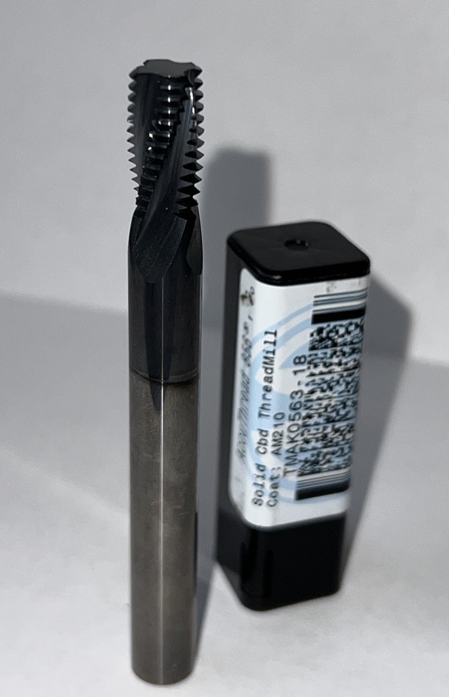 (NEW) Accuthread 856 Solid Carbide ThreadMill TMAK0563-18