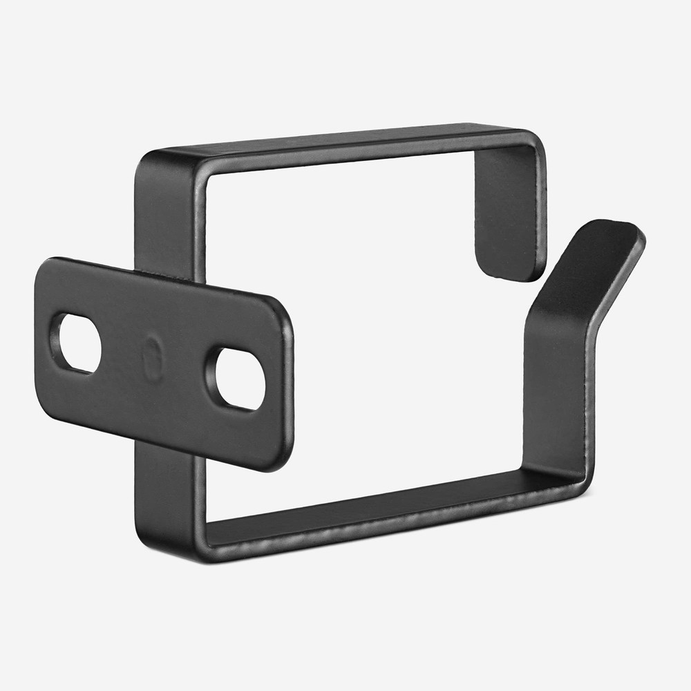 kwmobile Server Rack Cable Management D-Ring Hooks (10 Pieces) 10x 6cm, Black
