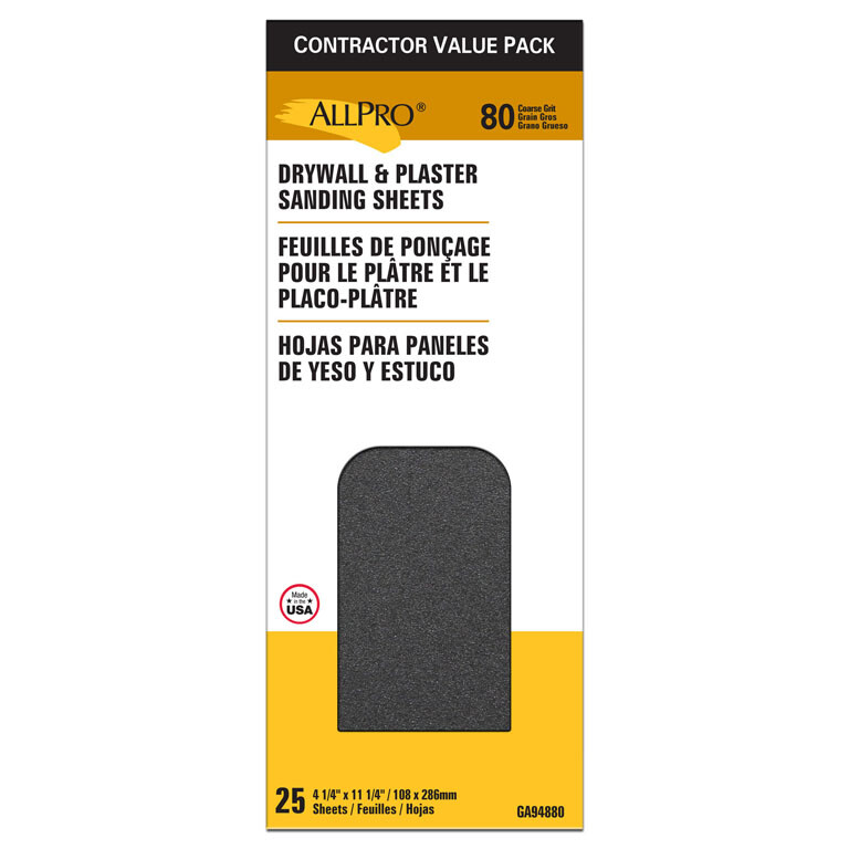 ALLPRO Pre-Cut Drywall Sheets 25pk
