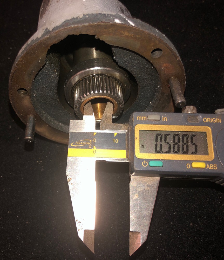 K. O. Lee Surface Grinder Model B2062B Table Adjustment Handle Shaft