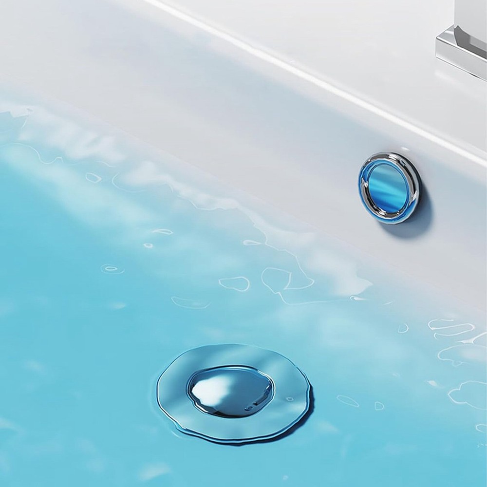 Universal Bathroom Sink Plug Stopper Pop-Up Drain Filter Wash Basin Core Bounce