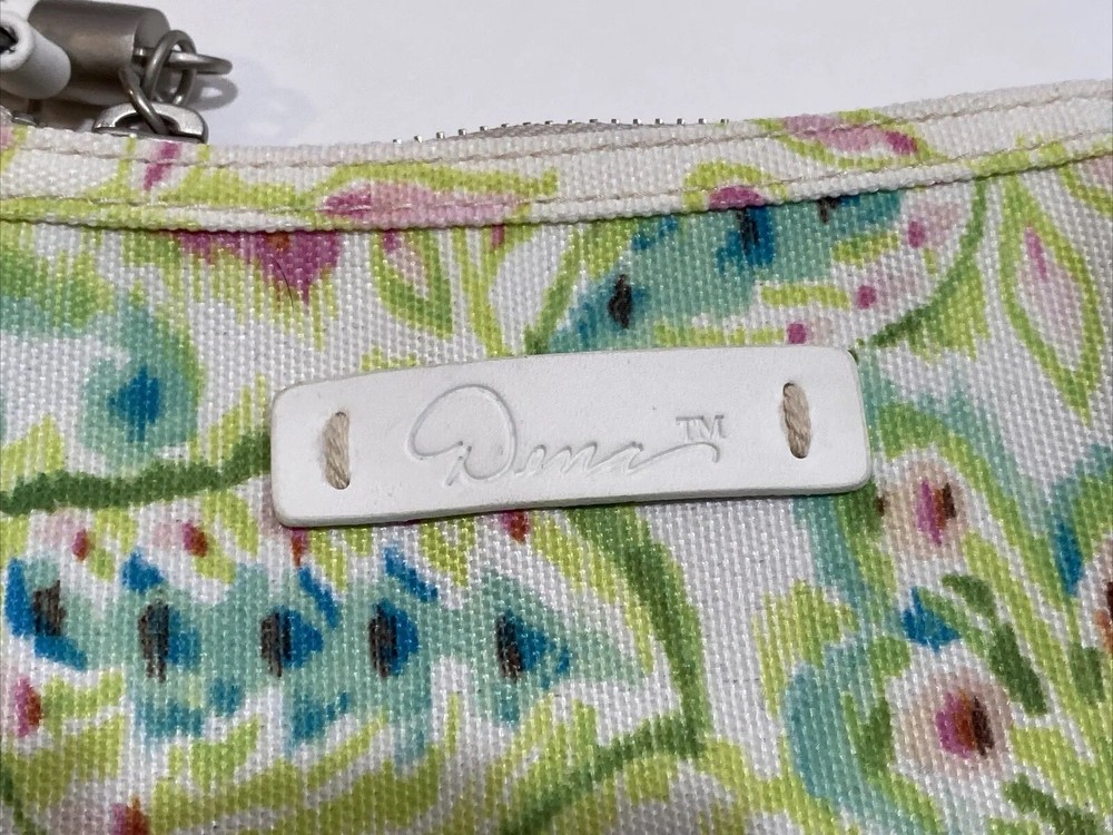 Dena ID Small Wallet While Floral