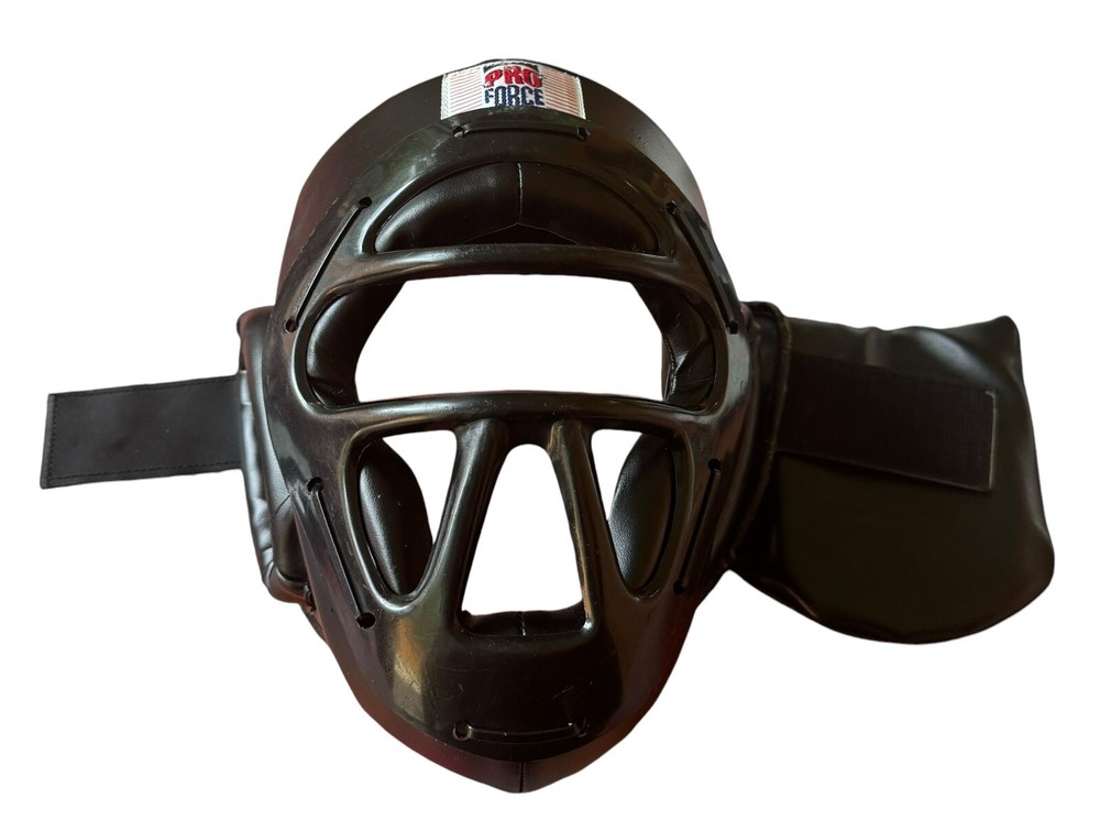 Pro Force Mixed Martial Arts Mask/Headgear w/Hook & Loop Backstrap Size: Small