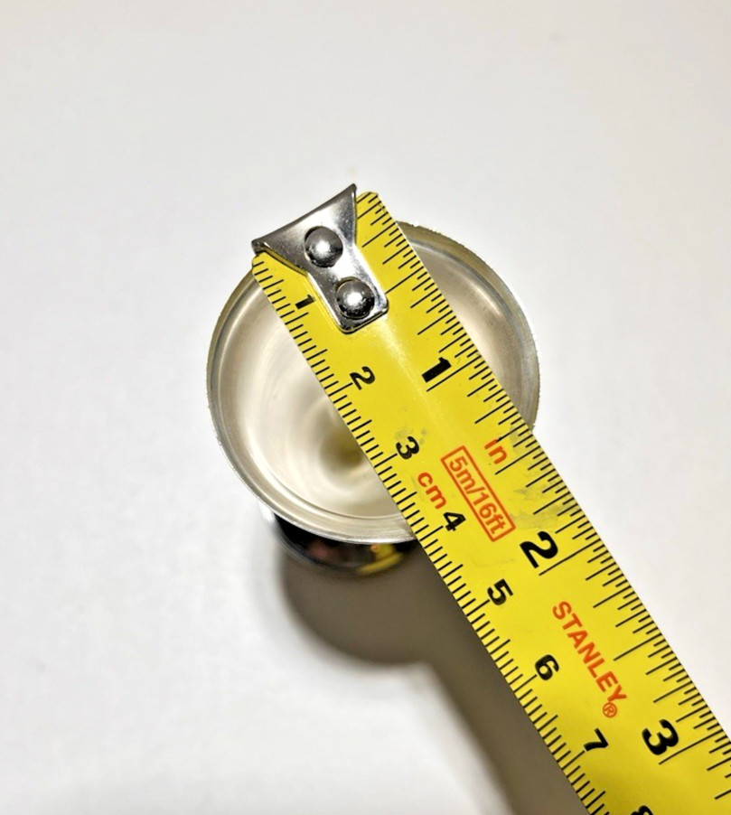 ONE Web Sterling Silver Cordial 3" High No Monogram 30 Grams