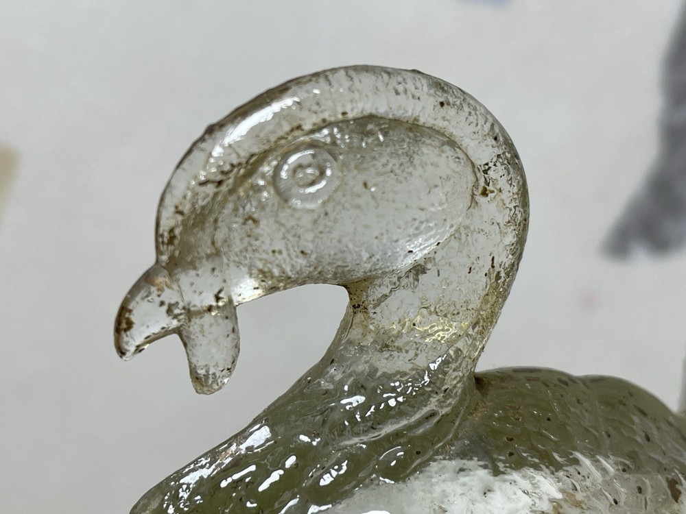 1925 Victory Glass Co. Candy Container Turkey
