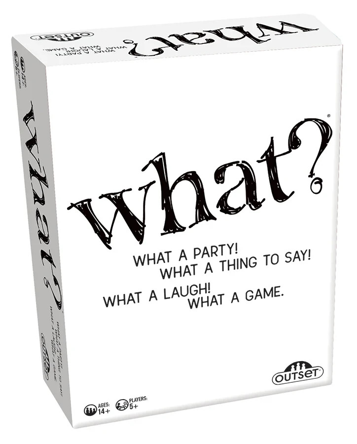 What? Party Card Game Outset New