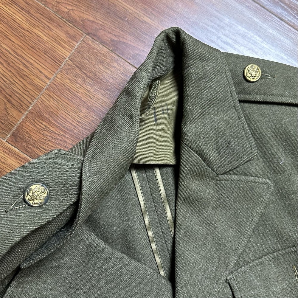 WWII U.S. Army 4th Service Jacket Goodall Co Technical Sergeant Flap Pocket