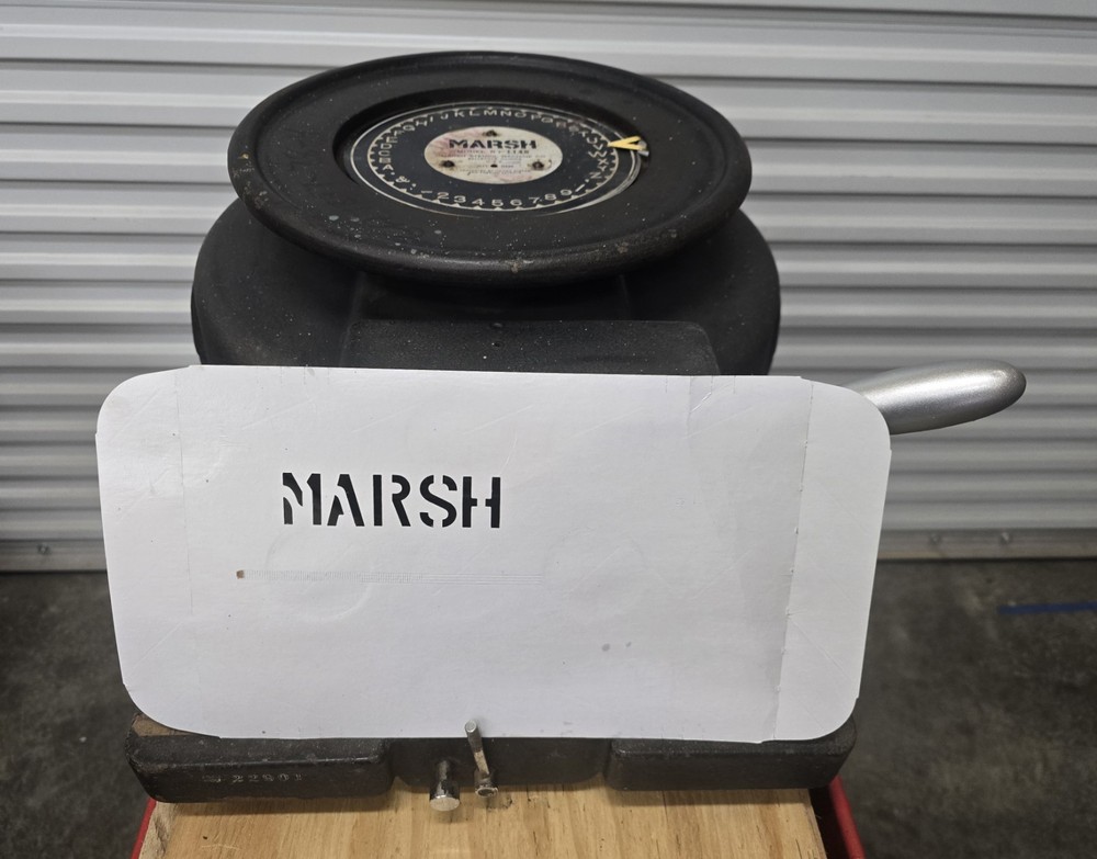Mid-Century Marsh Model R 1" Stencil Cutting Machine