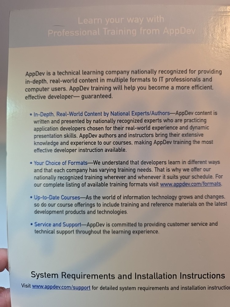 VBA CD Course. App Dev. 5 Cds. 2 Levels. Foundations And Solutions