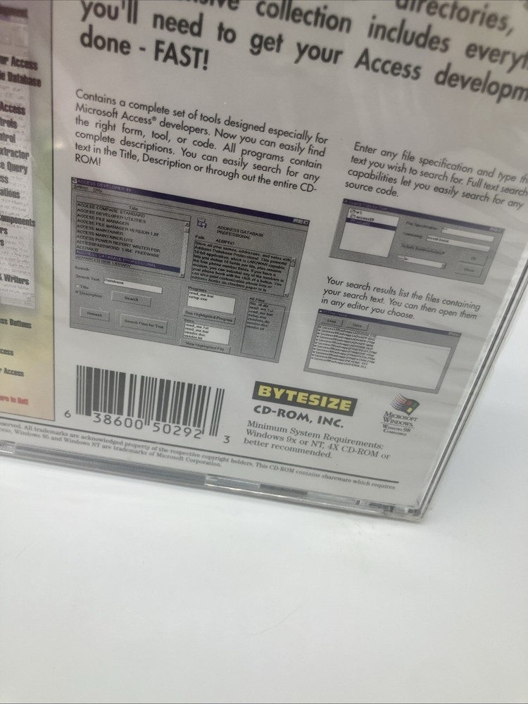 Microsoft Access Developer 99 Source Code And Utilities New Sealed