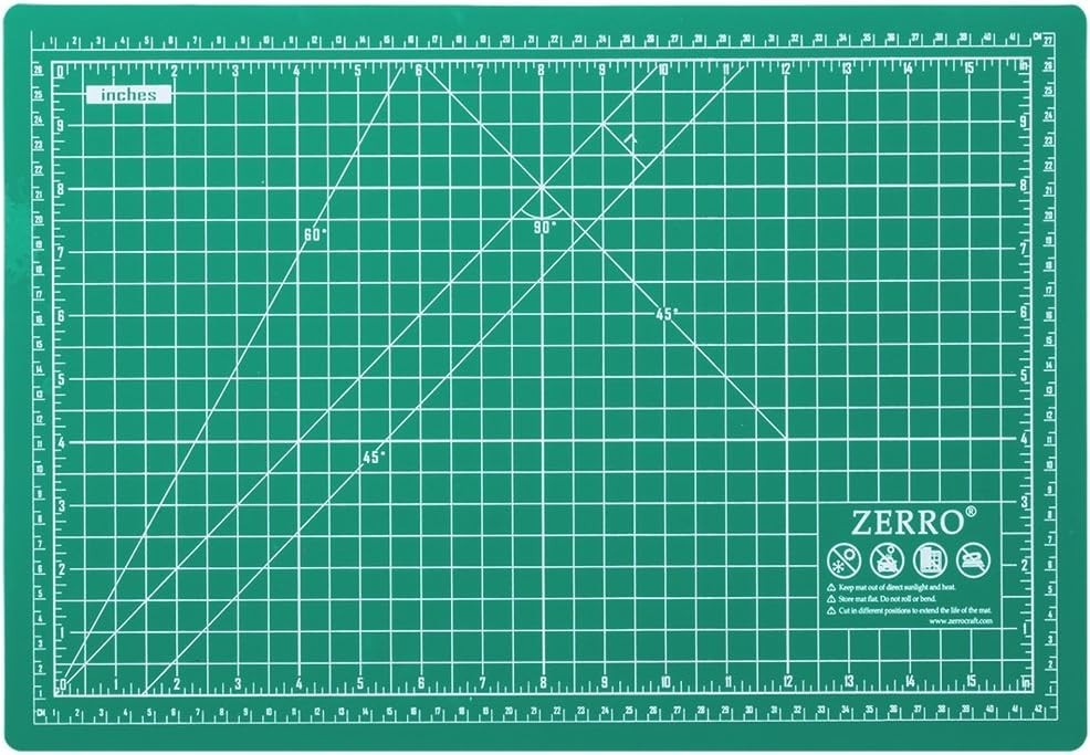Self-Healing Cutting Mat 12"x18" - Double Sided for Precision Crafting