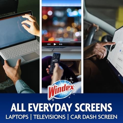 Electronic Screen Cleaning Wipes 25 Ct Pre-Moistened for TVs Phones
