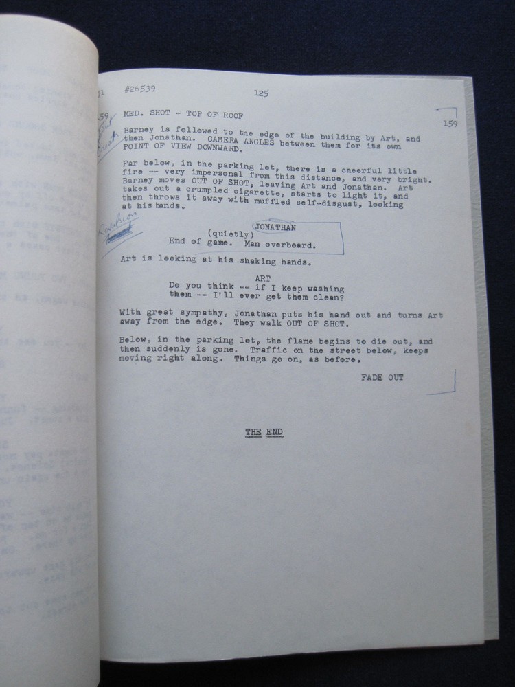 ORIGINAL Film SCRIPT for JIGSAW - BRADFORD DILLMAN'S Copy with His Notes