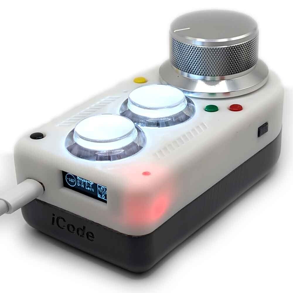 iCode Arcade Spinner Ultimate and Paddle, Steering Wheel USB Gaming Controller