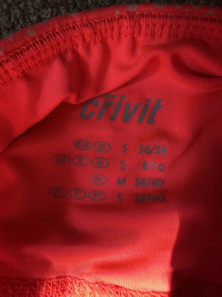 Crivit Orange Leggings 8-10