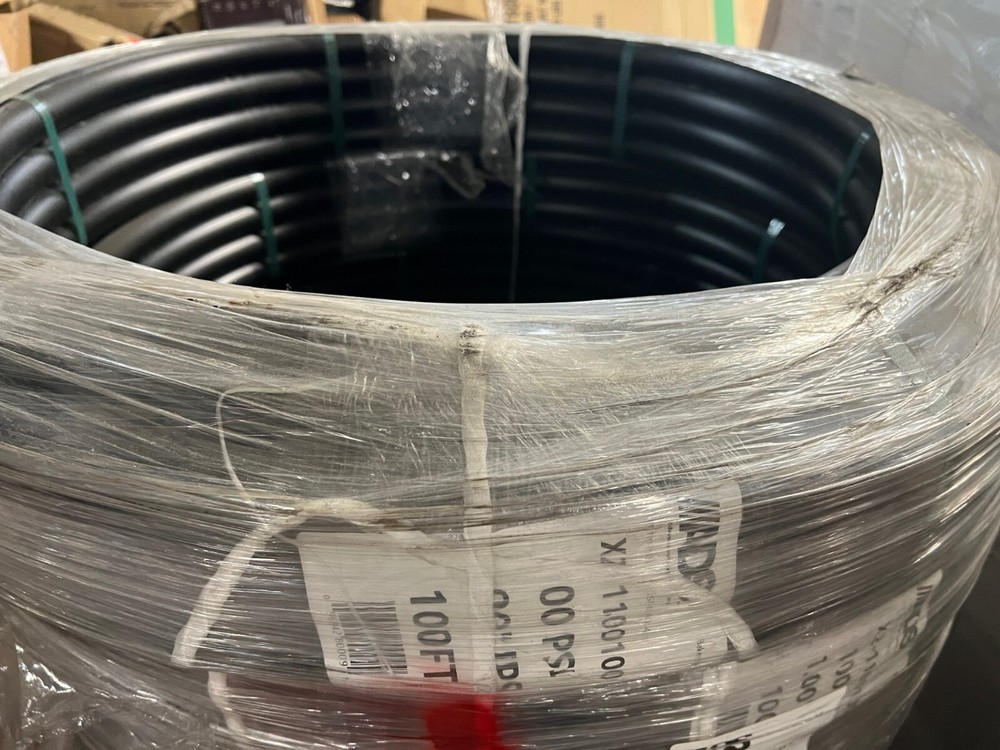 ADVANCED DRAINAGE SYSTEMS PolyFlex 1100100 1" x 100' Polyethylene Pipe 100 PSI