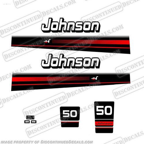 Fits Johnson 50hp Decal Kit - 1990's