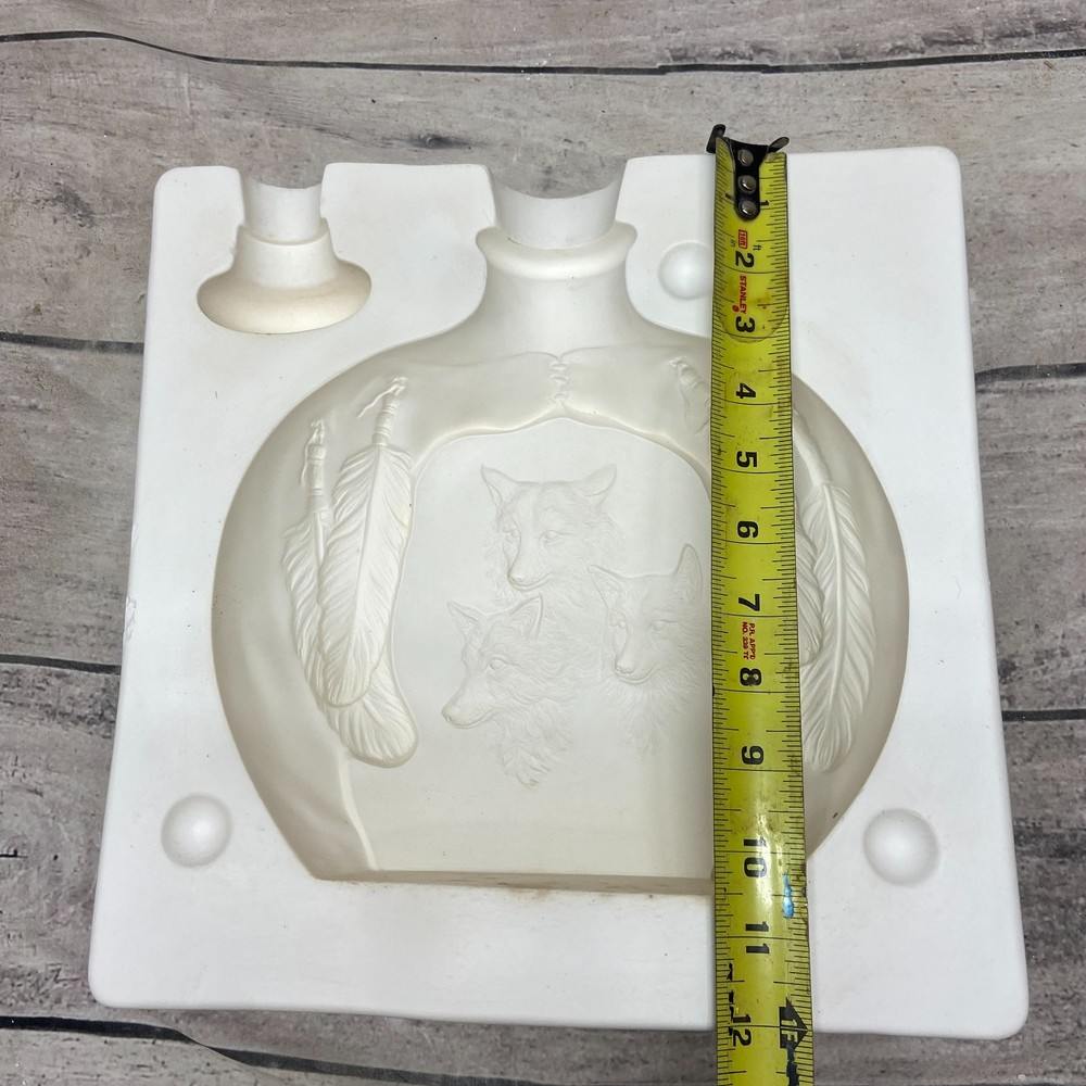 Ceramic Slip Casting Mold Wolf Flask Provincial #P-717