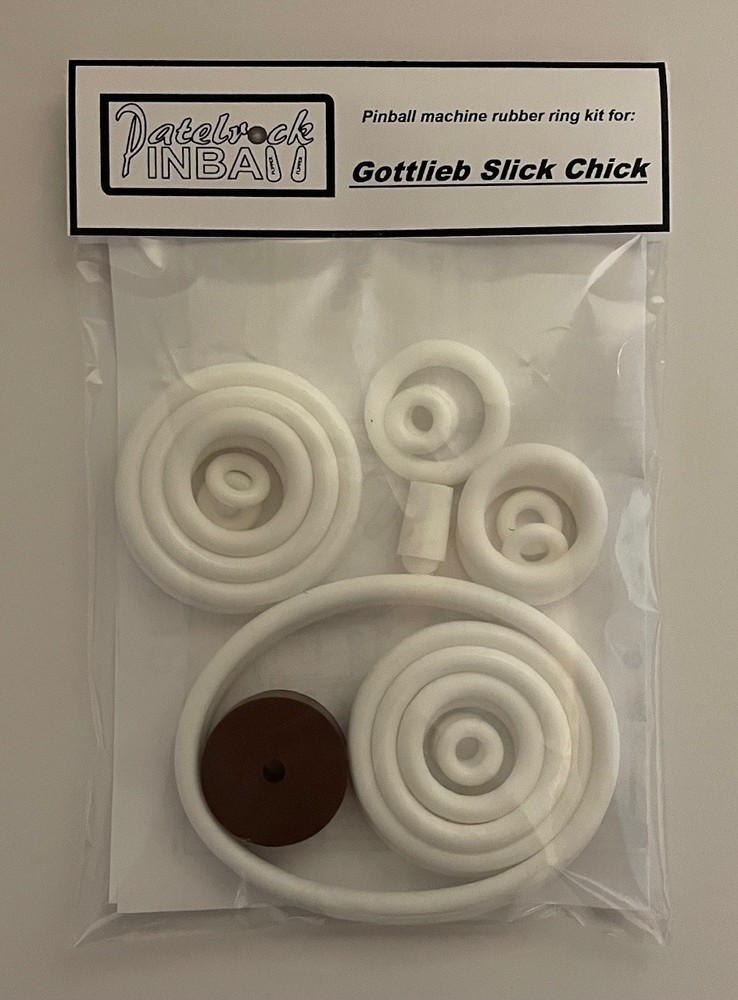 1963 Gottlieb Slick Chick Pinball Machine Rubber Ring Kit
