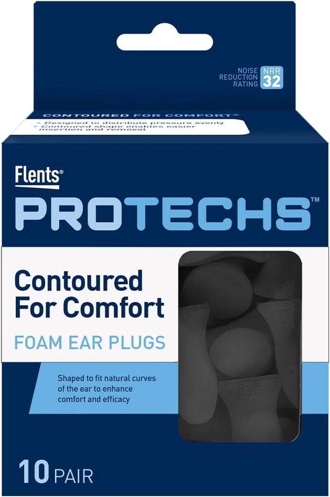 Protechs Contoured for fort Fo Ear Plugs, Soft & fortable