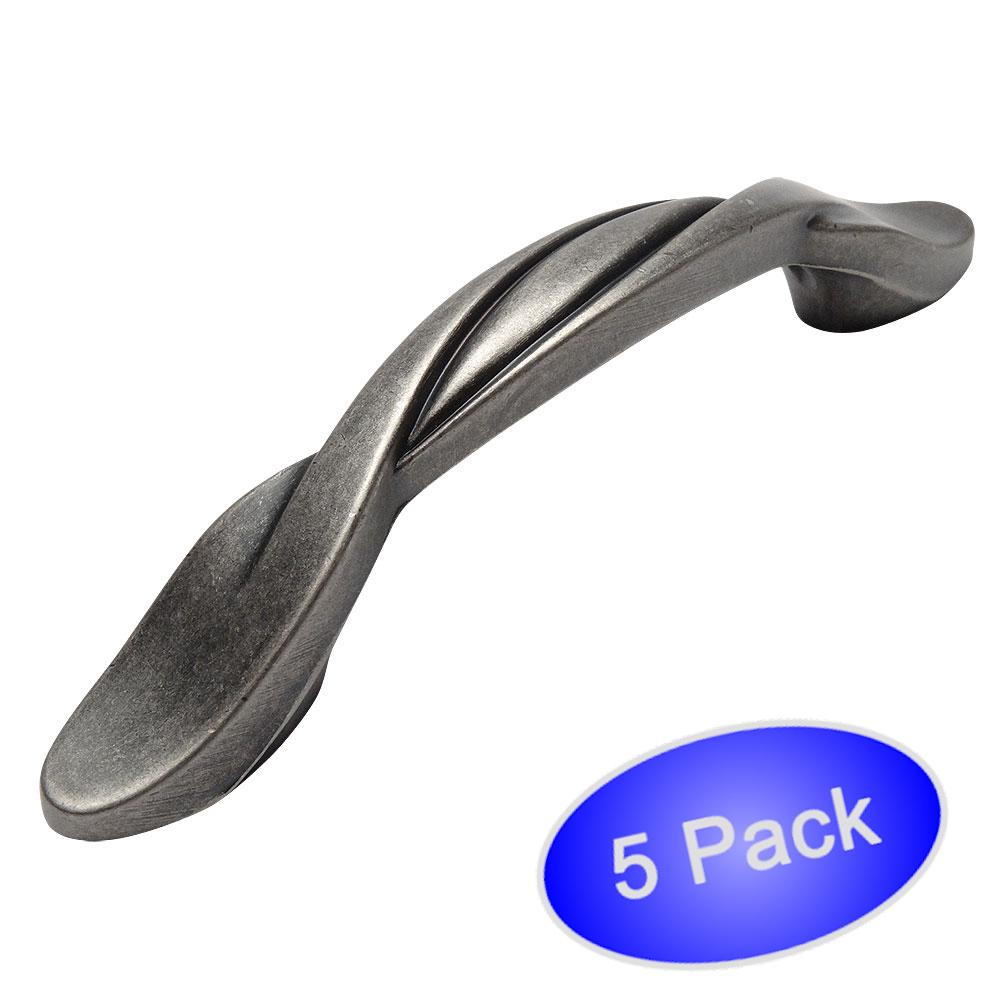*5 Pack* Cosmas Cabinet Hardware Weathered Nickel Handle Pulls #9009WN