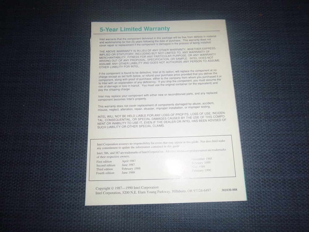Vintage Intel 387 DX Installation Guide