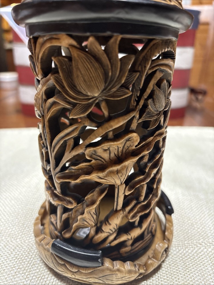 Candle Or Voltive Holder Measures 8.5” Tall