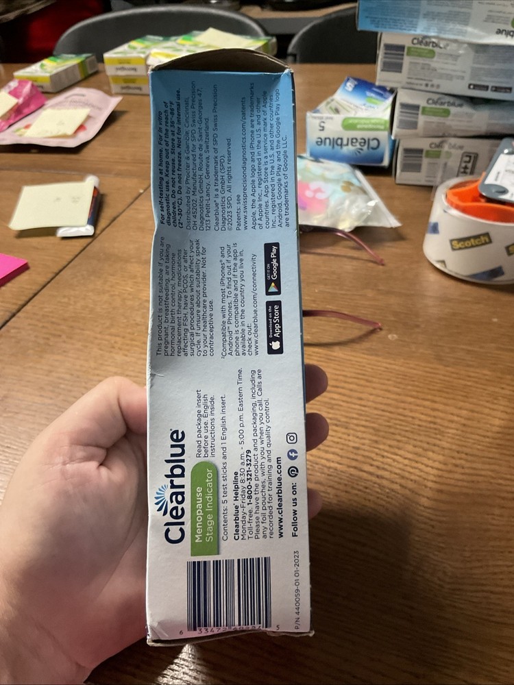Clearblue Menopause Stage Indicator 5 Test Sticks
