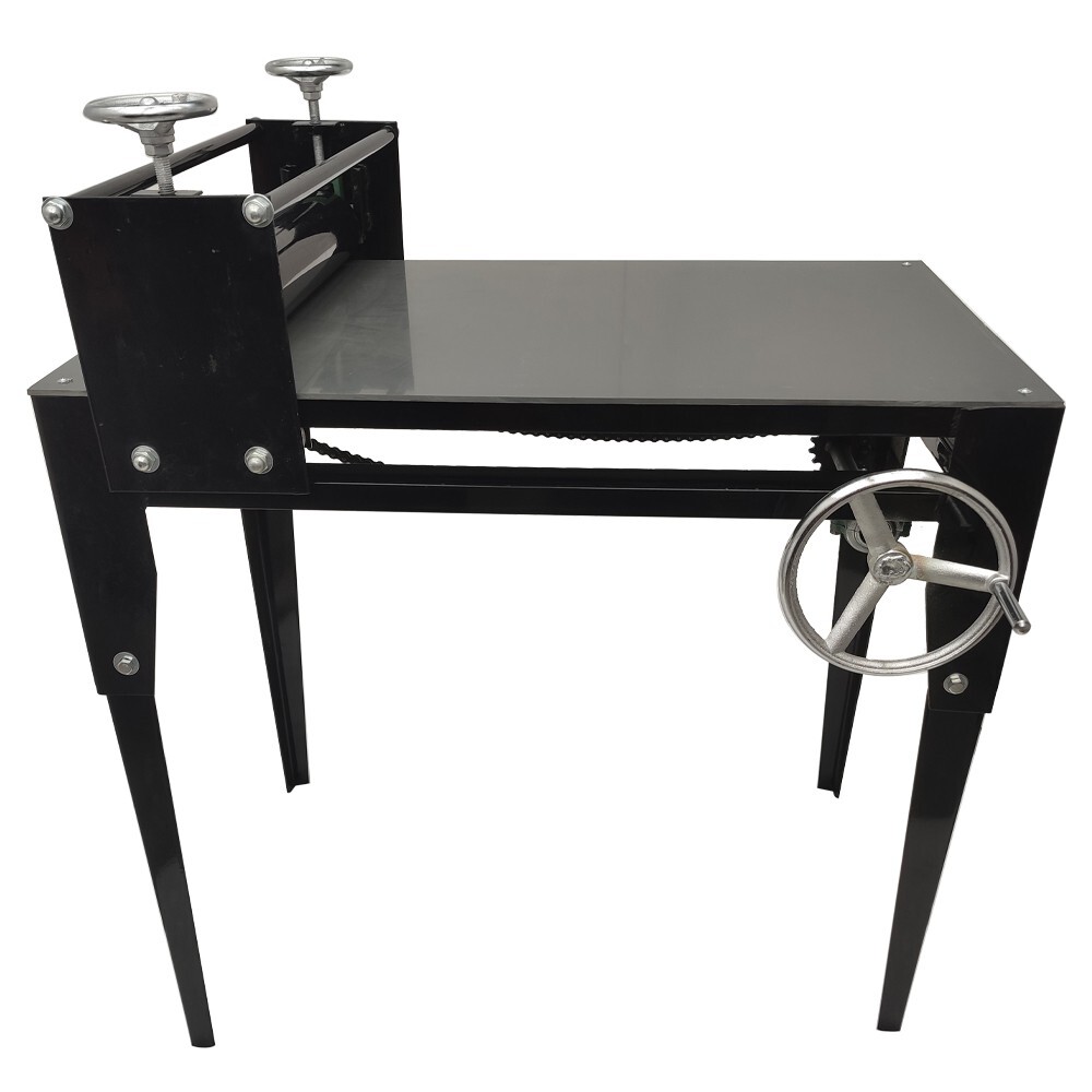 Single Axis Ceramic Clay Plate Machine Slab Roller Clay Press 33.8X20 Adjustable