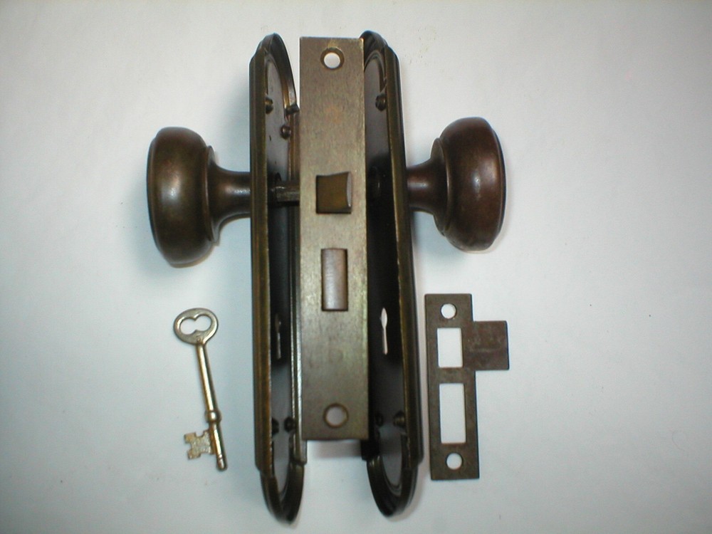 Antique Victorian Era Surface Mount Door Hardware