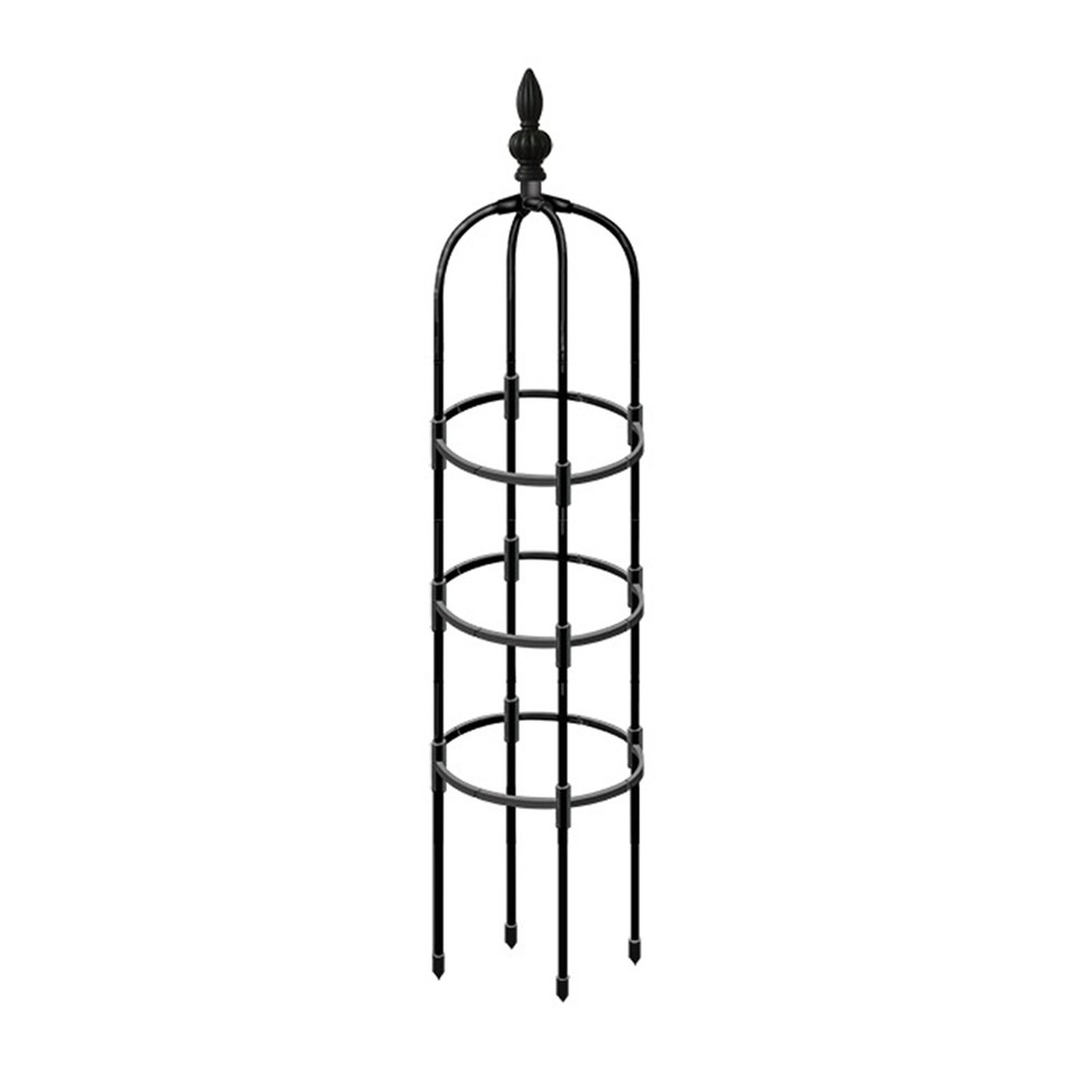 150cm Black 11mm U-Shape Climbing Frame 28cm Ring Diameter