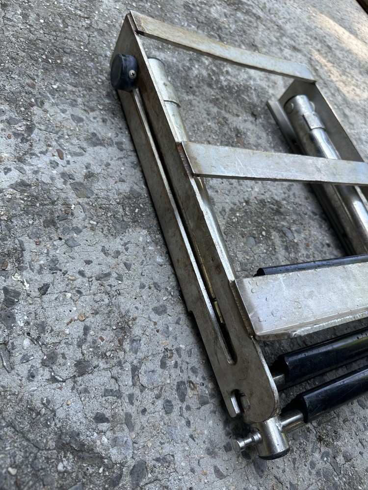 Stainless Steel Extendable 3 Step Concealed Platform Telescoping Boat Ladder