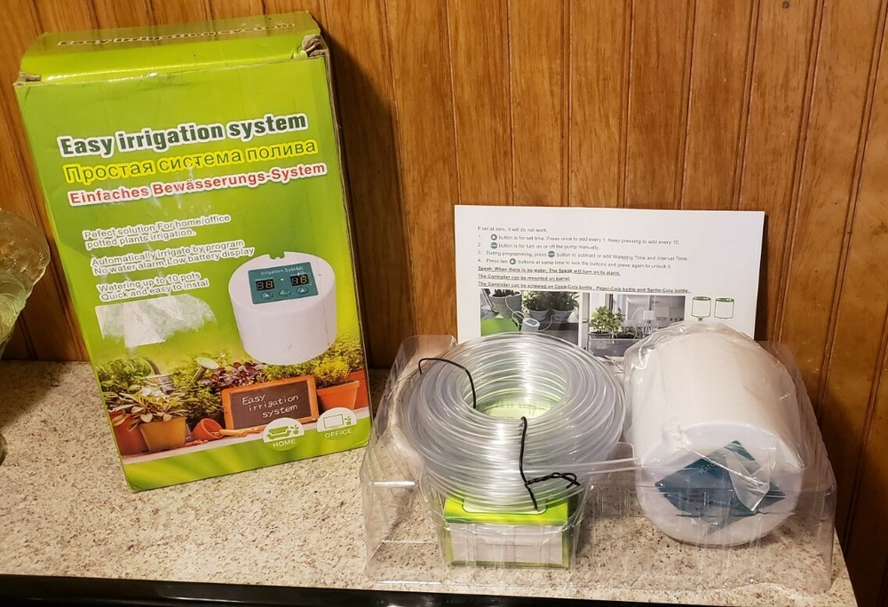 Easy Irrigation System Timer Automatic Watering System - New Open Box