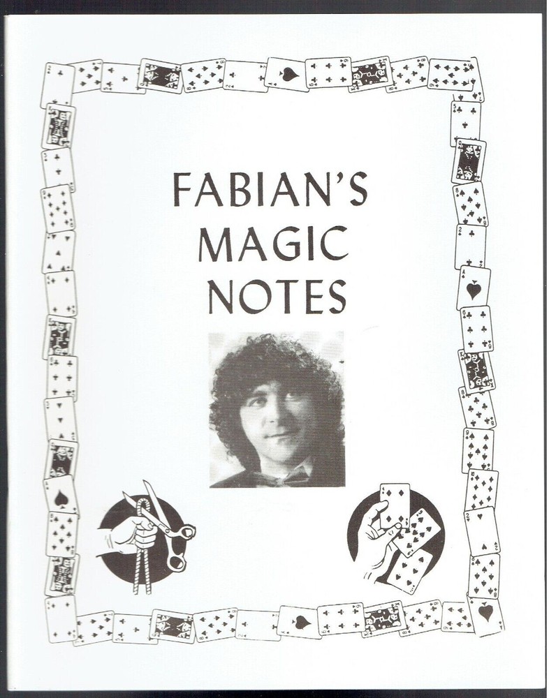 Fabian's Magic Notes - Rare Vintage Magic Book