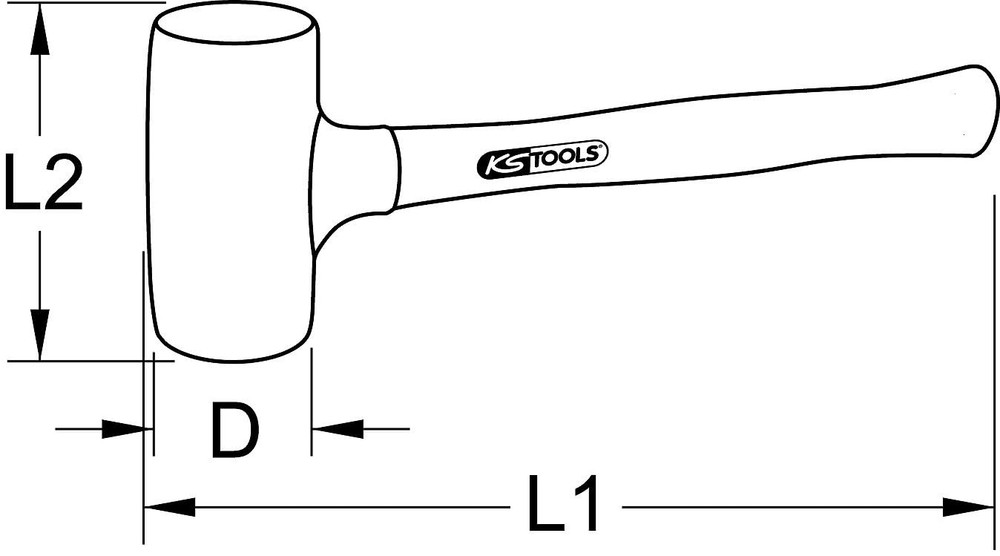 140.5254 Non-Return Soft Face Hammer, 560g