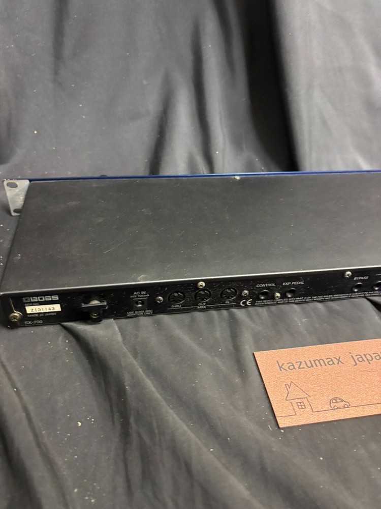 BOSS SX-700 Studio Effects Processor Reverb Delay Multi Effects Rack Unit Tested